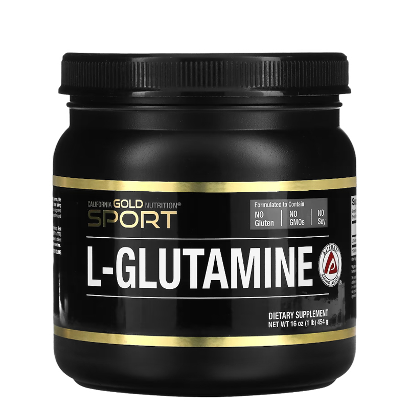 Глутамин California Gold Nutrition L-Glutamine Powder AjiPure 454g